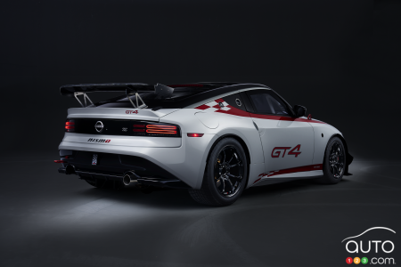 2023 Nissan Z GT4, three-quarters rear